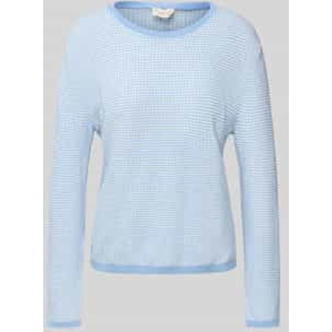 Regular fit gebreide pullover van zuiver katoen