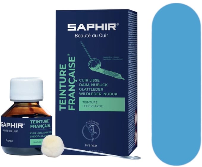 Saphir Teinture Francaise indringverf voor suede en gladleer - 23 Blauw - 50ml