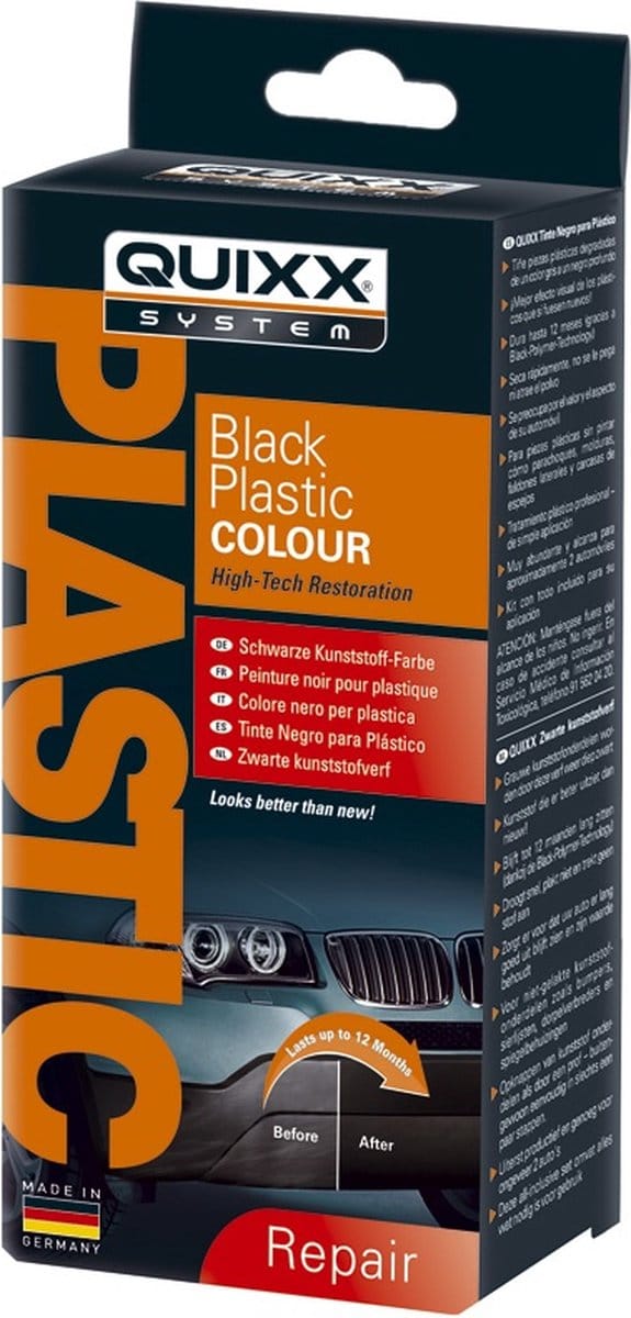 Quixx Kunststofverf 75 Ml Zwart