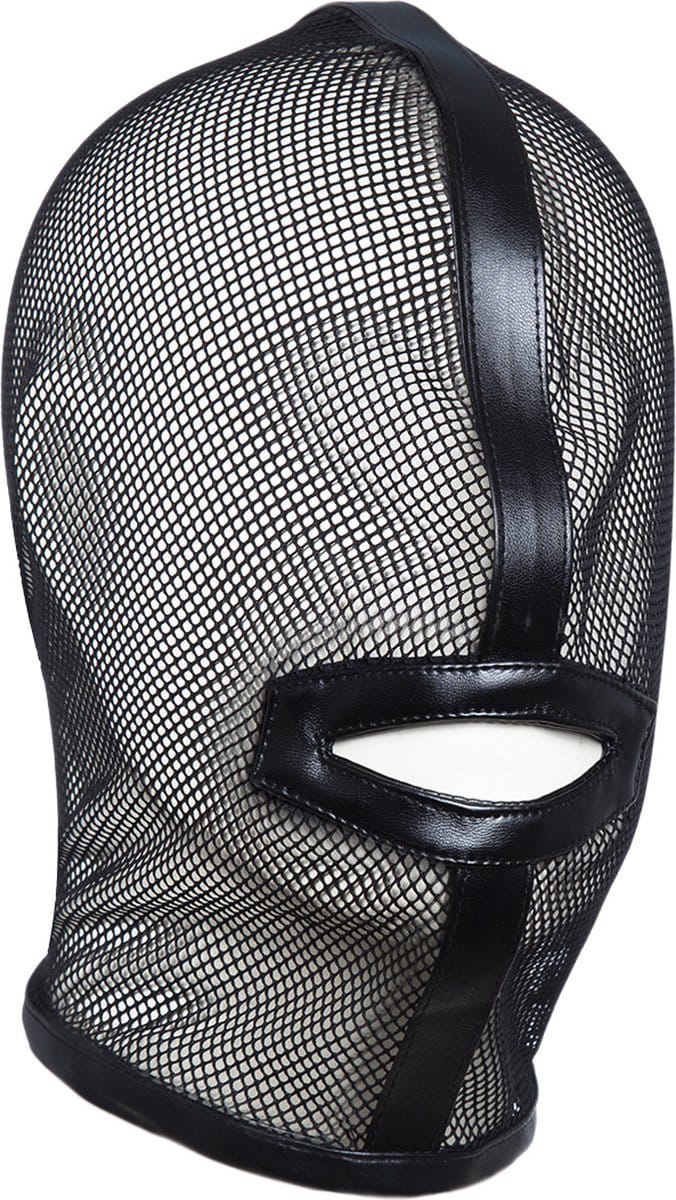 Banoch | zwart masker doorzichtig | Mask inconnu/3 | BDSM