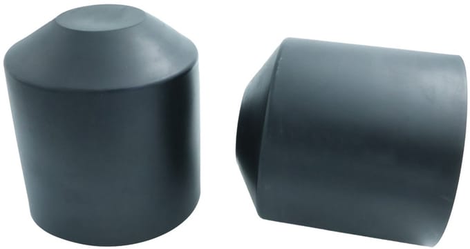 PRO-TIE® - Krimpkous Eindkap Einddop met Lijm 140-63 mm Zwart UV bestendig - PRO-TIE