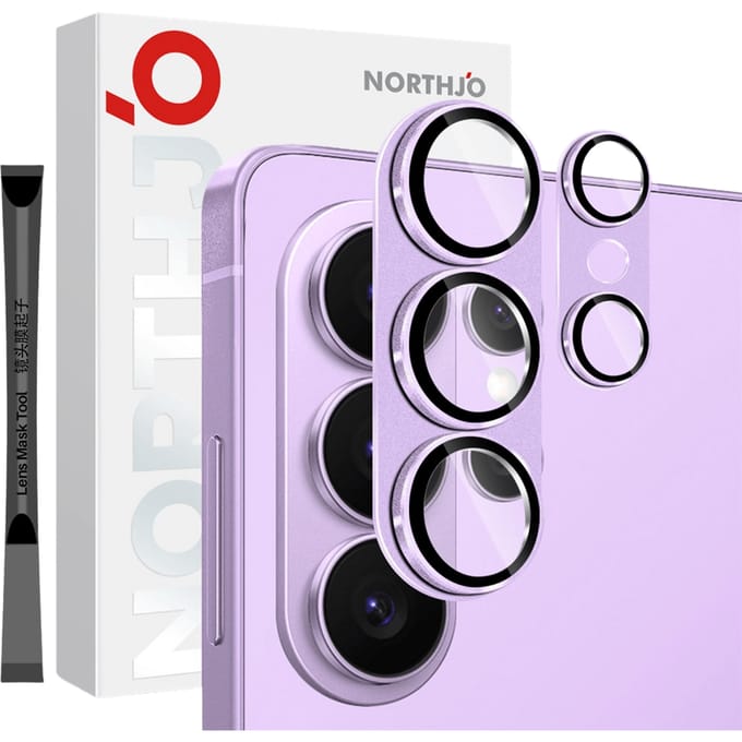 Northjo Samsung Galaxy S26 Ultra Full Cover Camera Protector Paars