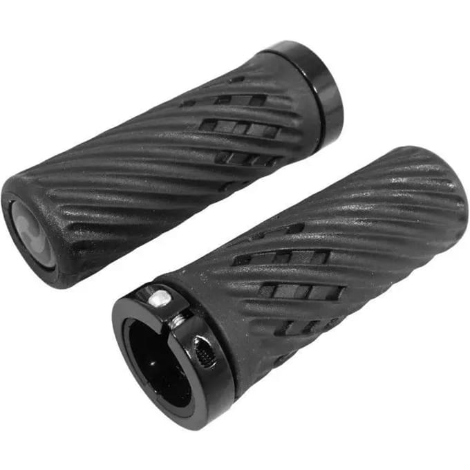 Paar mountainbike handvatten met kraag Herrmans luna lock