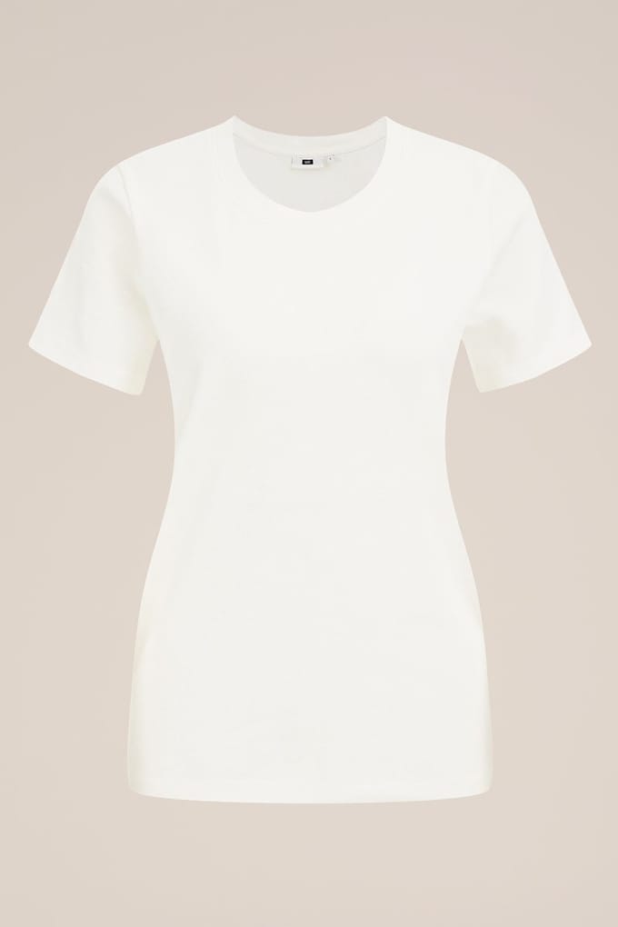 WE Fashion Dames T-shirt van katoen