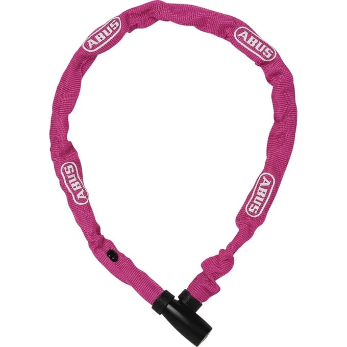 Fietsslot ABUS Kettingslot - 1500 Web - Security level 3 - roze - 60 cm - Geschikt voor kinderfietsen