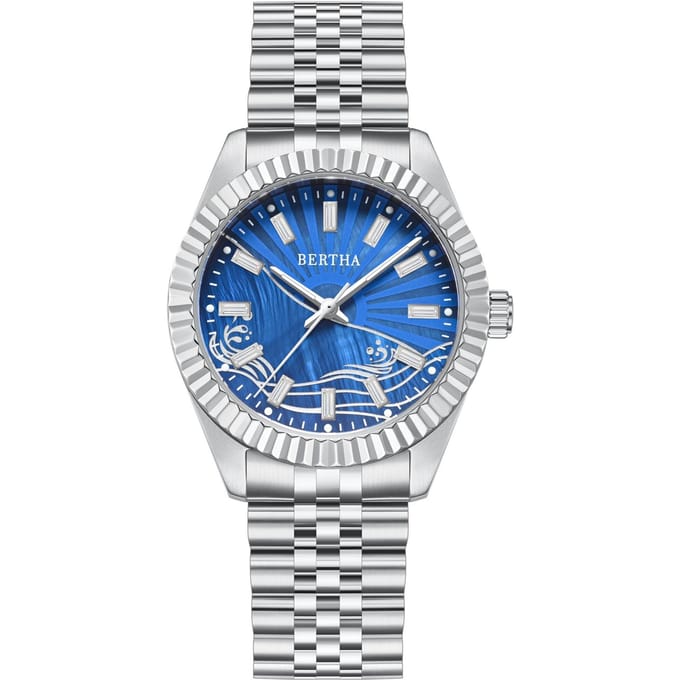 Bertha Marina parelmoer armbandhorloge
