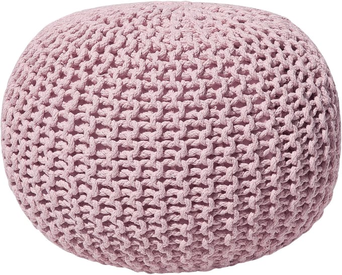 CONRAD - Poef - Roze - 50 cm - Katoen