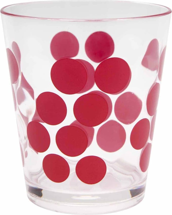 Zak!Designs - Dot Dot Drinkbeker 420 ml - Kunststof - Rood