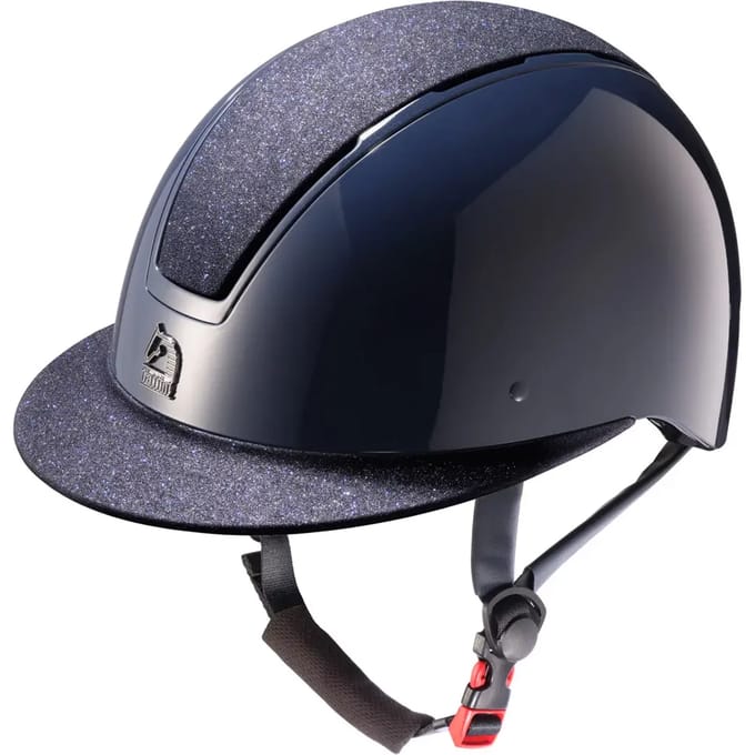 Glanzend ruiterhelm met glitter Selene Tattini