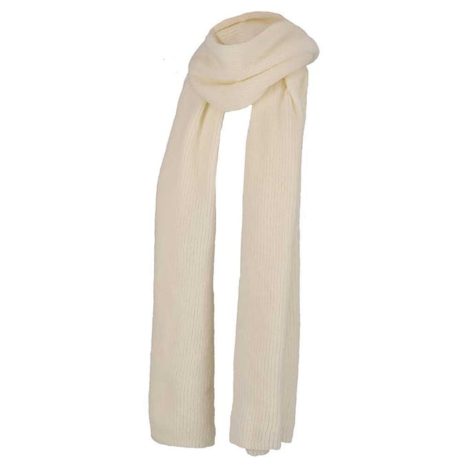 Morethansocks - Sjaal Dames - Ribbed - One Size - Whoolwhite - sjaal dames winter - sjaals - sjaal winter - sjaaltjes dames