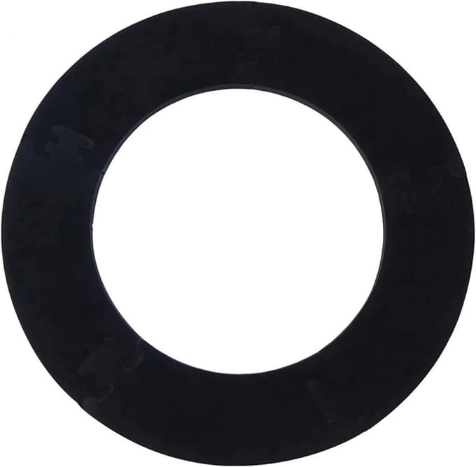 Dartbord Muurbeschermer - Ring Bescherming - Dartspellen Thuis - Modulaire Pasvorm - 45cm Diameter - Zwart