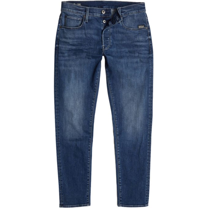 G-STAR 3301 Slim Heren Jeans - medium aged