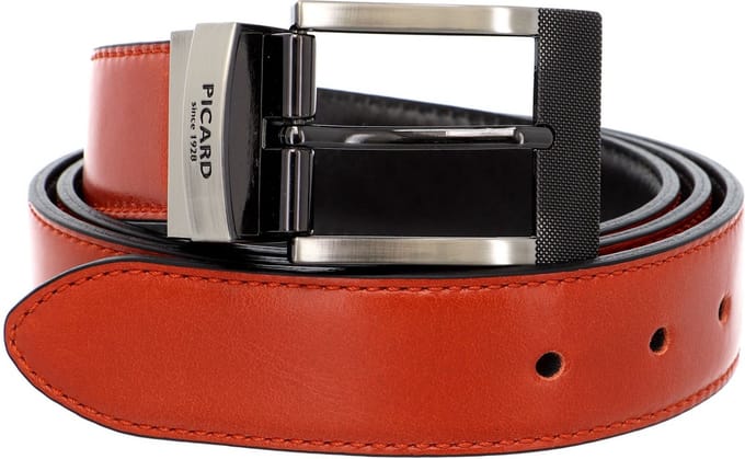 PICARD Riem Belt 2 Leather Belt W115 Oran / Anthr Bruine Oranje