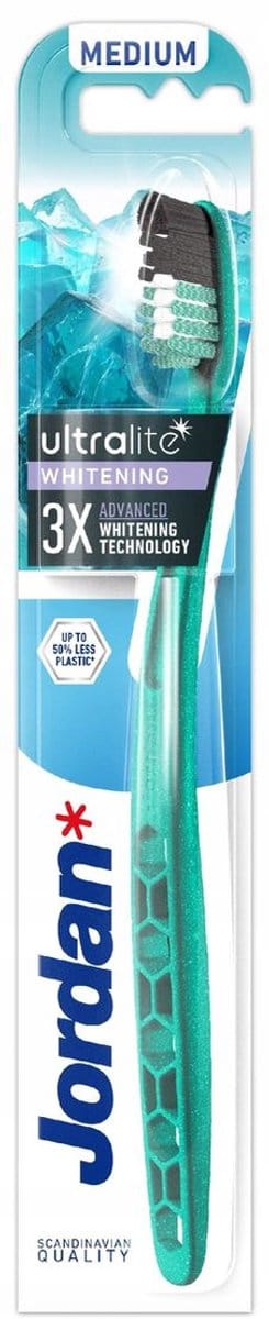 Jordan Ultralite Whitening – Handtandenborstel – Medium – Whitening – 1 stuk