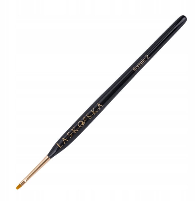 Laskovska Brushes Precisie Gel Kwast Schuin Zwart 5mm
