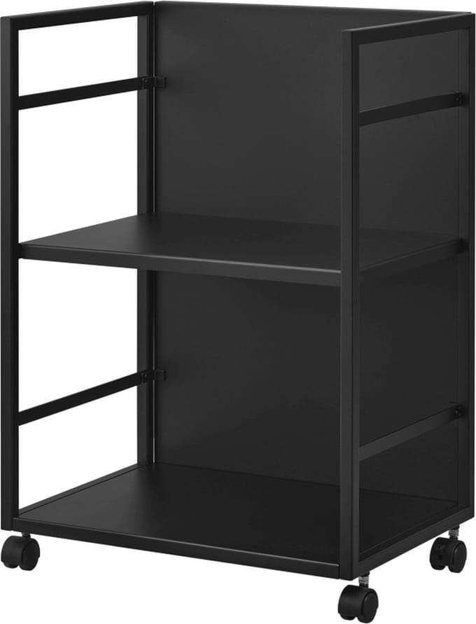 Yamazaki Keukentrolley - 2 niveaus - Tower - Zwart
