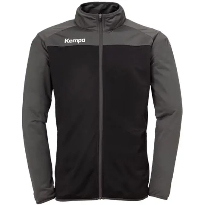 Kempa Prime Poly Jacket - sportvest - zwart/grijs