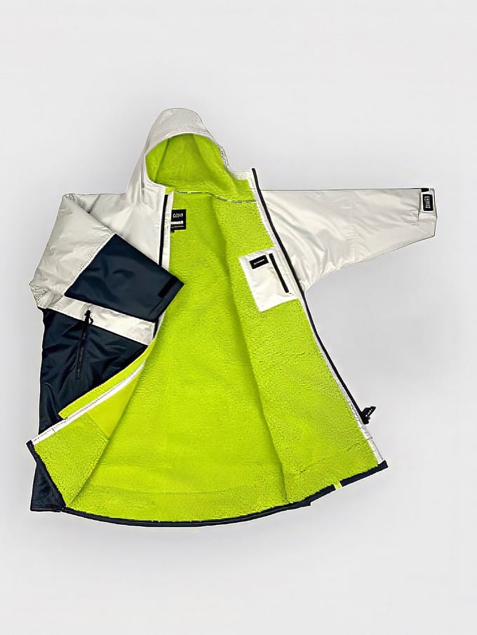 Dryrobe Advance Long Sleeve Surf Poncho grijs
