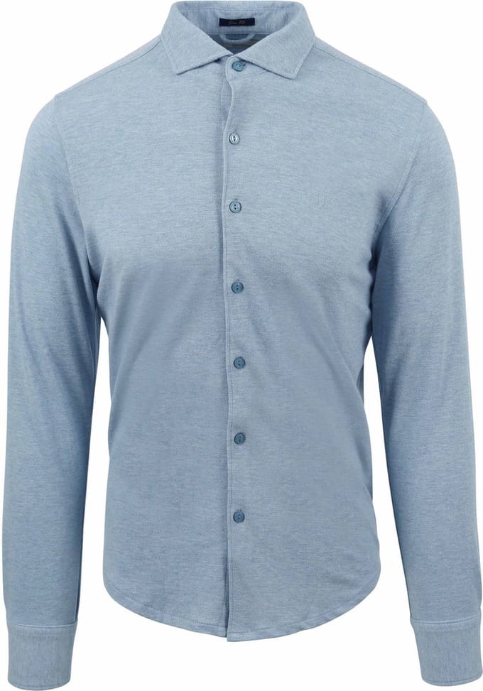 Dstrezzed Overhemd Kirk Blauw - Maat M - Heren - Overhemden Casual