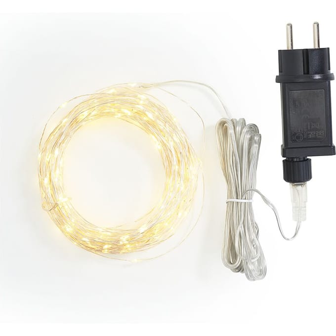 VBS Micro LED snoer lampjes met transformator "200 LED's"