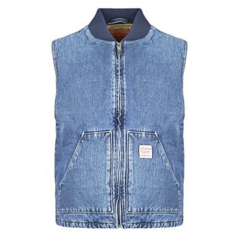 regular fit bodywarmer in denim-look model 'Sansome'