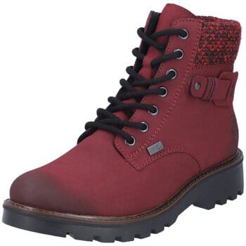 Rieker dames veterboot rood