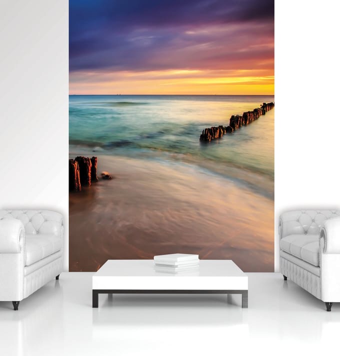 Beach Scene Photo Wallcovering