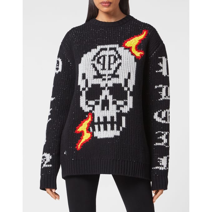 Pullover Ronde Hals Skull