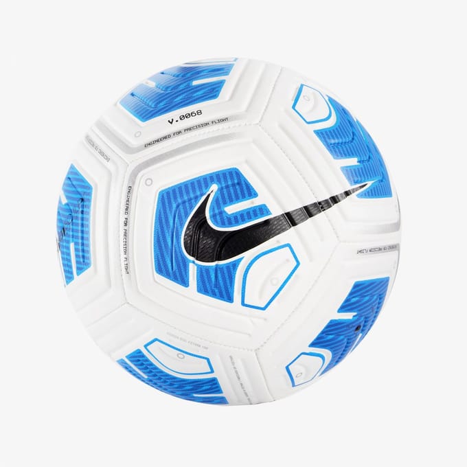 Nike Strike Voetbal - Wit/Blauw - Maat 5 - Unisex