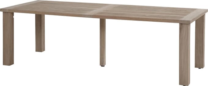 Taste by 4 Seasons Louvre tuintafel 240cm - Teak met Greywash