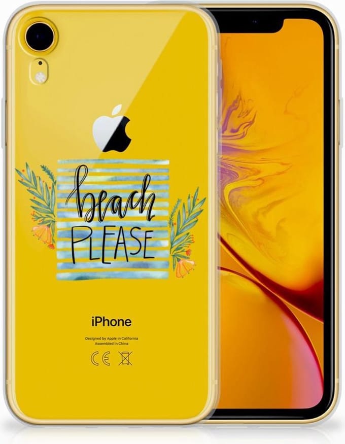 Apple iPhone Xr Telefoonhoesje met Naam Boho Beach