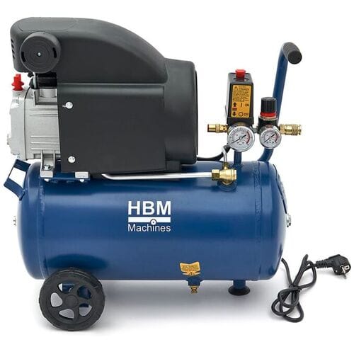 HBM Oliegesmeerde Compressor 24 liter (158 L p/m)