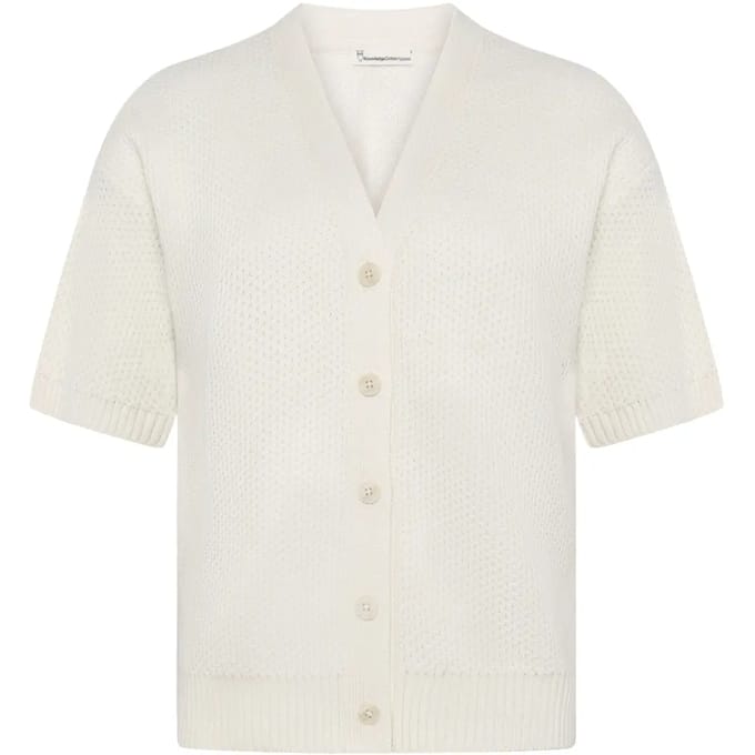 Korte mouwen cardigan dames KnowledgeCotton Apparel