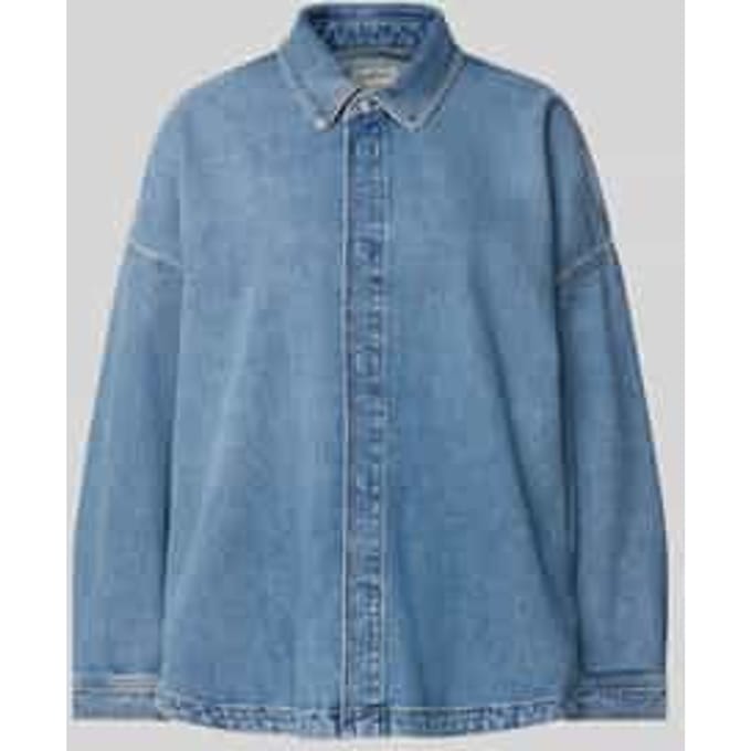 Jeansblouse met Overhemdkraag