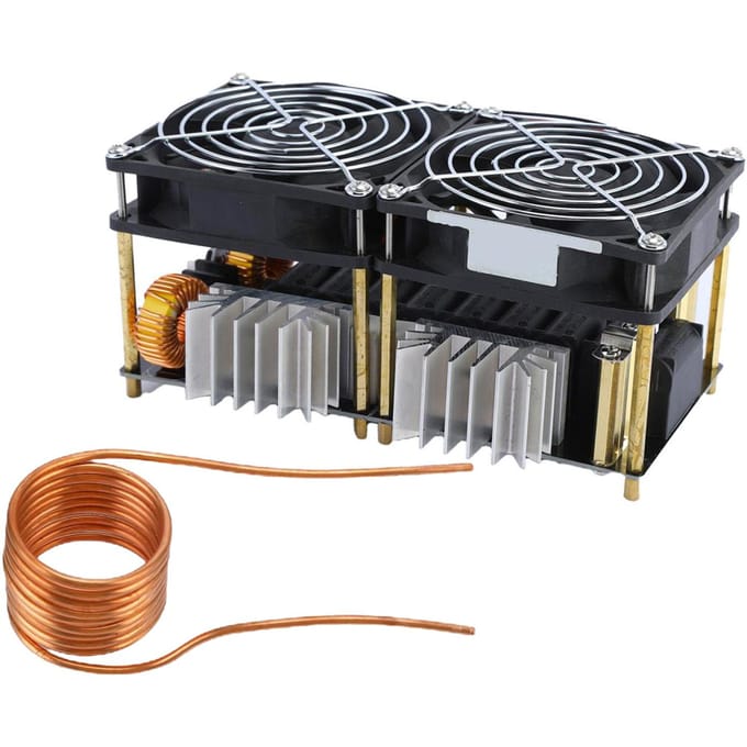 2500W 50A DC 12-48V Inductieverwarmingsbord ZVS-voedingsmodule Hoge frequentie Lage spanning 1800W zwart