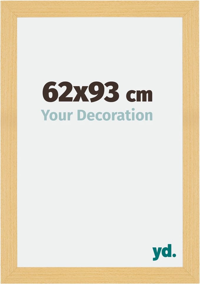 Your Decoration - Fotolijst 62x93 cm - MDF - Beuken Decor - Mura