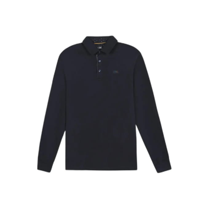 Tbs Barzipol Lange Mouw Poloshirt Blauw 3XL Man