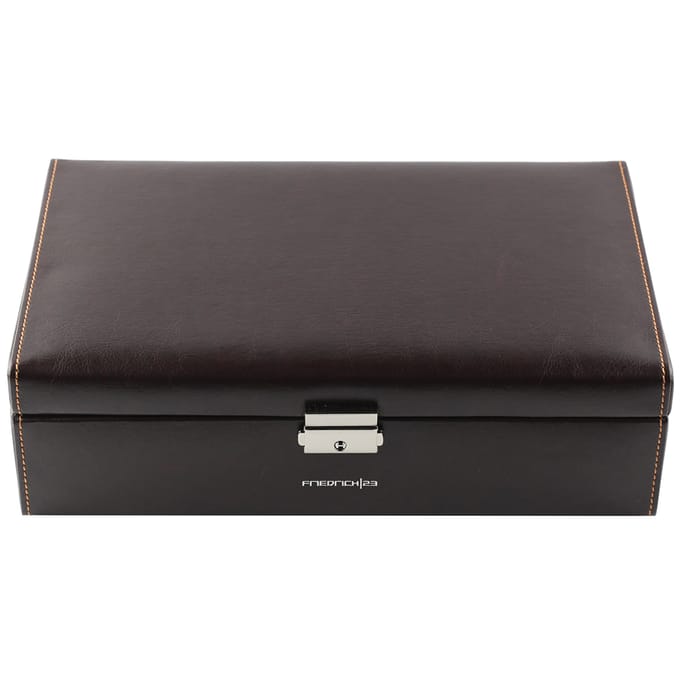 Squiggly bond-10-Brown2 Watch storage box Horlogekist