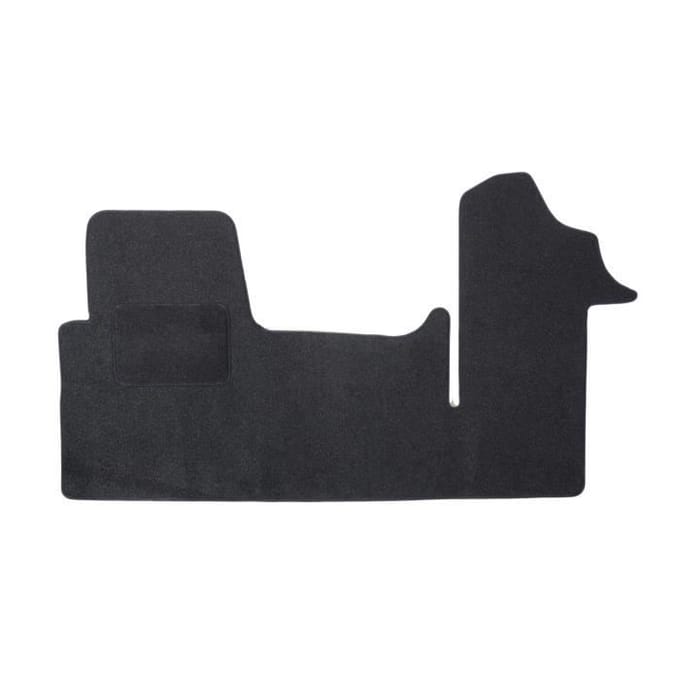 Tapis De Sol Noir Velours - J&J AUTOMOTIVE - Renault Master - Sur Mesure - Antidérapant - Imperméable noir