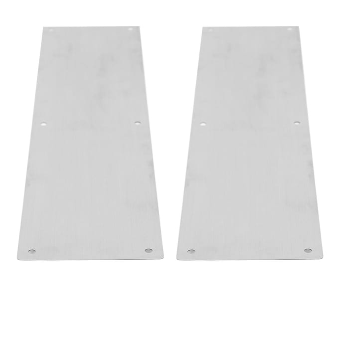 2 pièces Plaque de protection de porte décorative en acier inoxydable 304 pour l'intérieur et
