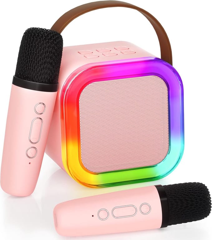 Karaokeset met Draadloze Microfoon - Bluetooth Speaker - Partybox - vrijetijd