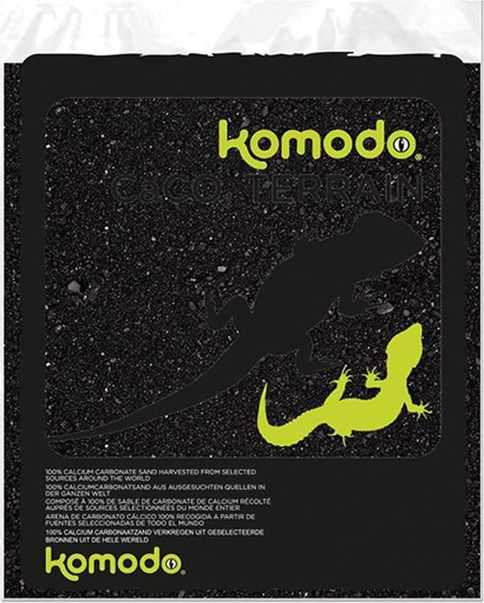 Komodo Caco Zand - Bodembedekking - 4 kg - Zwart