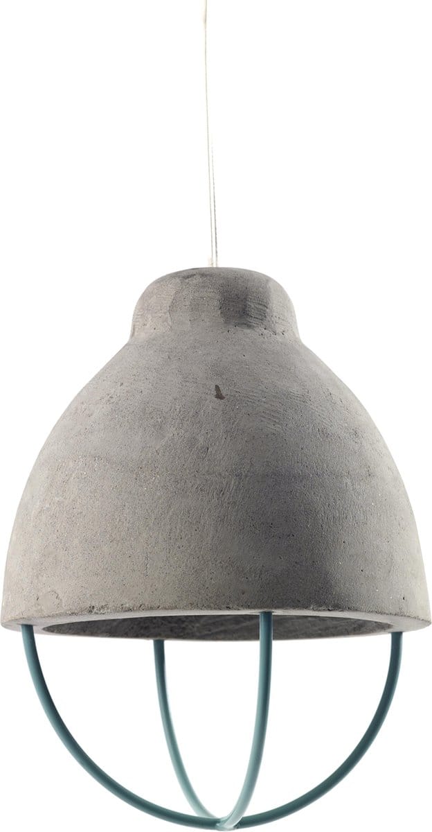 LAMP BUNKER BETON D17 H24 GROEN IJZER