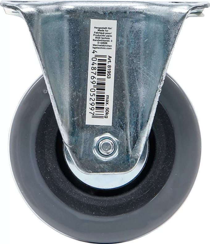 BGS Bokwiel - met schroefplaat - Ø 75 mm