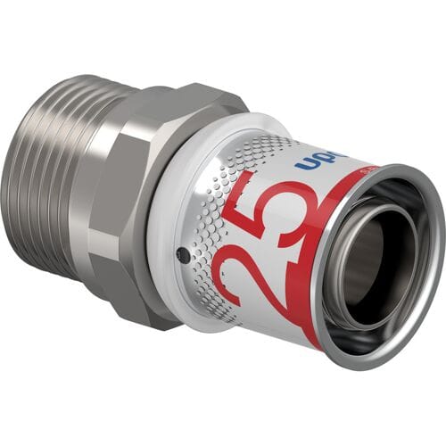 Uponor S-Press Plus puntstuk - 25 mm pers x 22 mm klem