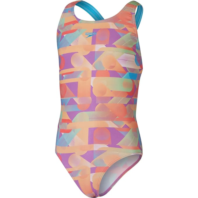 Eéndelig badpak met print meisje Speedo