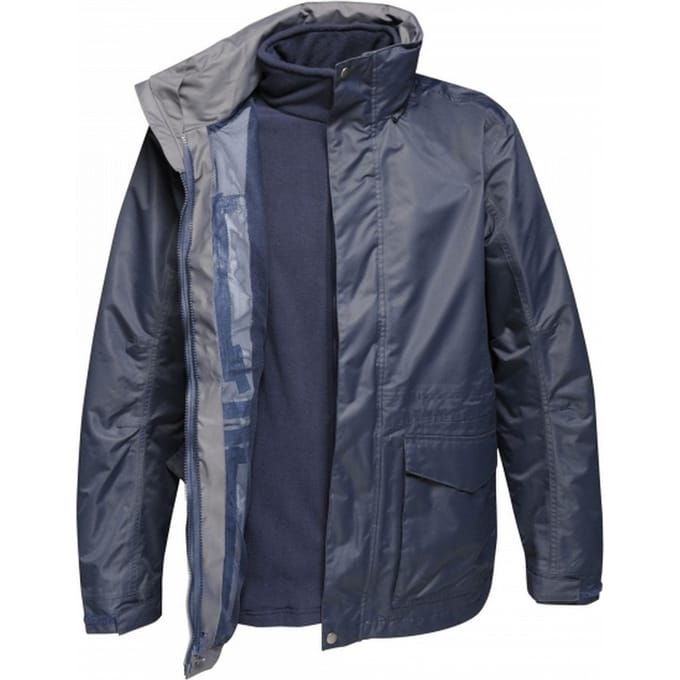 Regatta Heren Benson III Hooded Jacket (Grijsblauw)