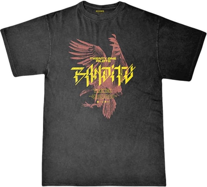 Twenty One Pilots - Bandito Bird Heren Tshirt - L - Zwart