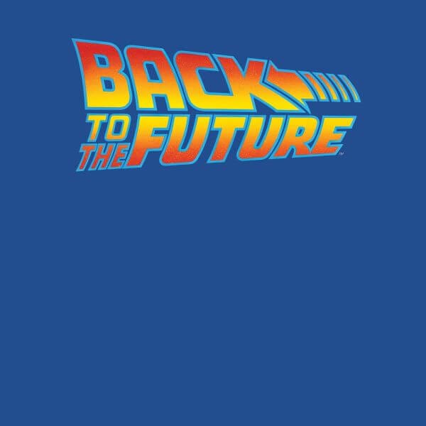 Back To The Future Classic Logo Women's T-Shirt - Blue - M