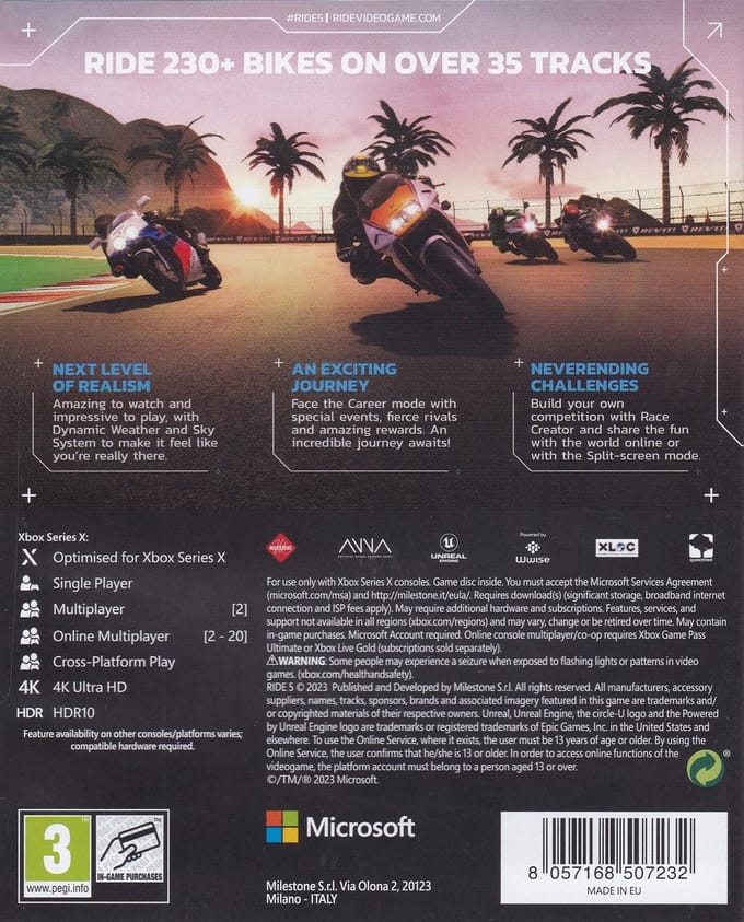 Ride 5 Xbox Series X